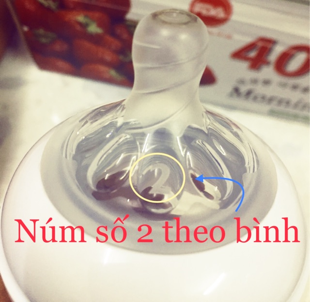 (Chọn Núm) Bình Sữa Avent 125ml/260ml/330ml Natural ( Núm Ty Giống Ty Mẹ )