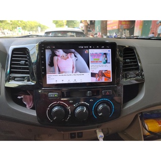 Mặt dưỡng cho xe Toyota fortuner 2010-2015 kèm dây zắc zin theo xe không cần cắt nối tự lắp dễ dàng