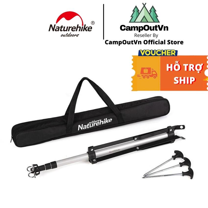 Naturehike đồ cắm trại campoutvn naturehike giá treo đèn 3 chân du lịch dã ngoại 1m94 gọn A113
