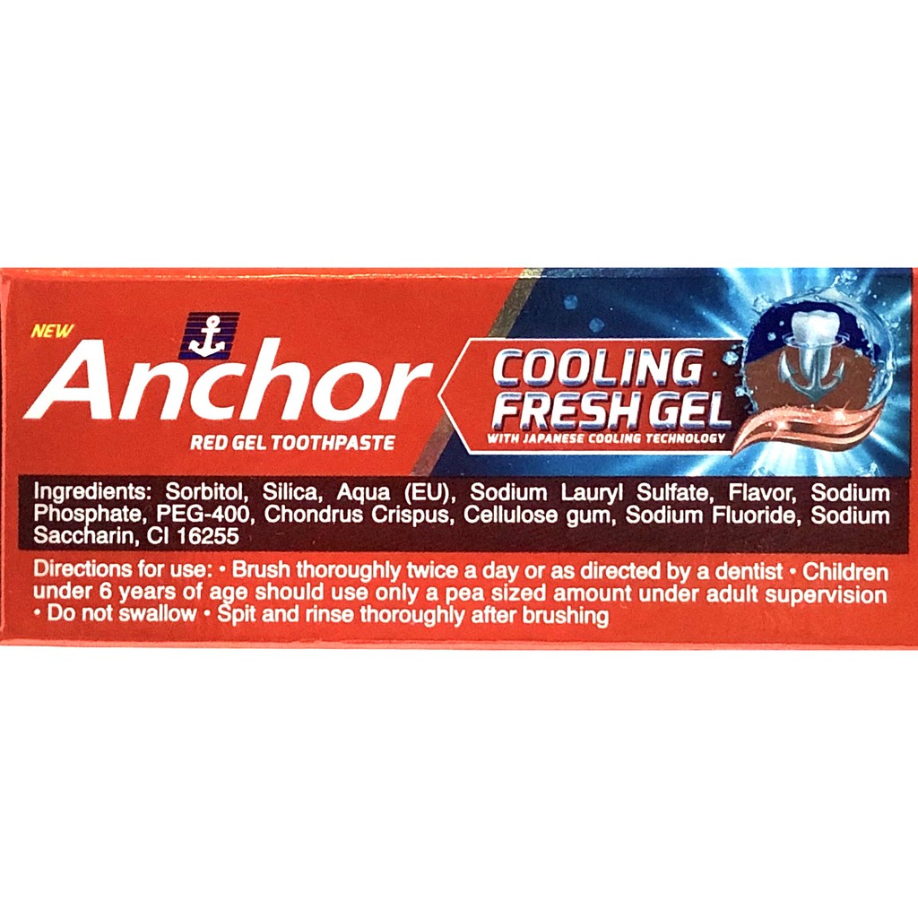 [TẶNG BÀN CHẢI]Kem Đánh Răng Cho Răng Ê Buốt, Nhạy Cảm Anchor Cooling Fresh Gel - 150g