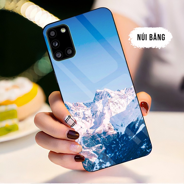 Ốp Lưng SAMSUNG M51, A51, A31, A71 Mặt kính cường lực cao cấp, sáng bóng, chất lượng
