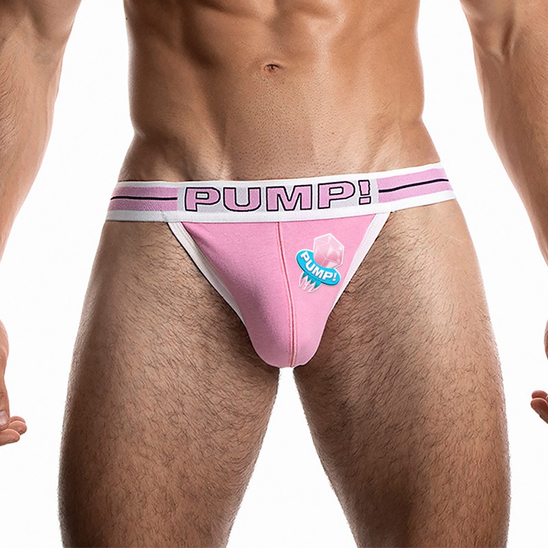 CMENIN Quần lót thể thao PUMP PU008 bằng cotton màu hồng in logo thời trang quyến rũ dành cho nam