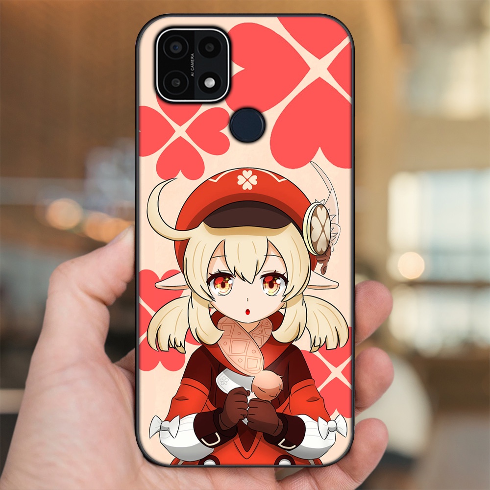 Ốp lưng Oppo A15, A15s viền đen in hình Klee Genshin Impact