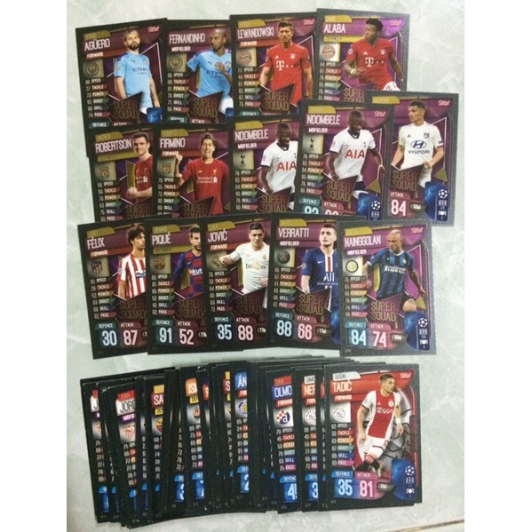 Set thẻ cầu thủ Match Attax