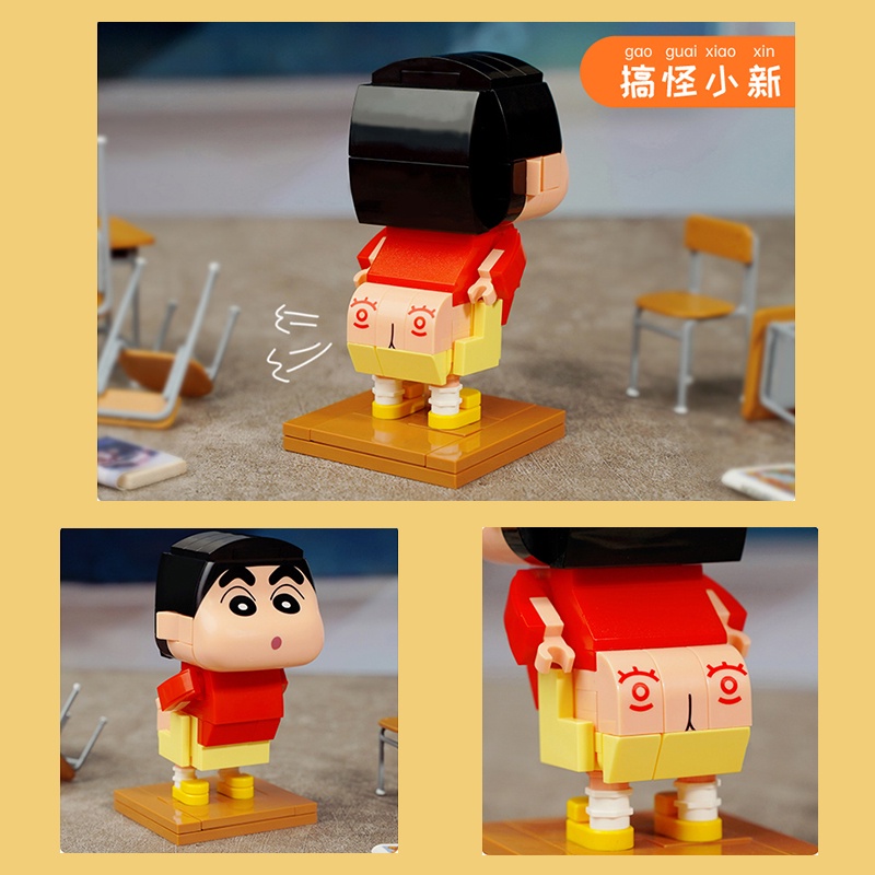 Mô Hình Đồ Chơi Lắp Ráp Nhân Vật Shin-chan Toru Kazama