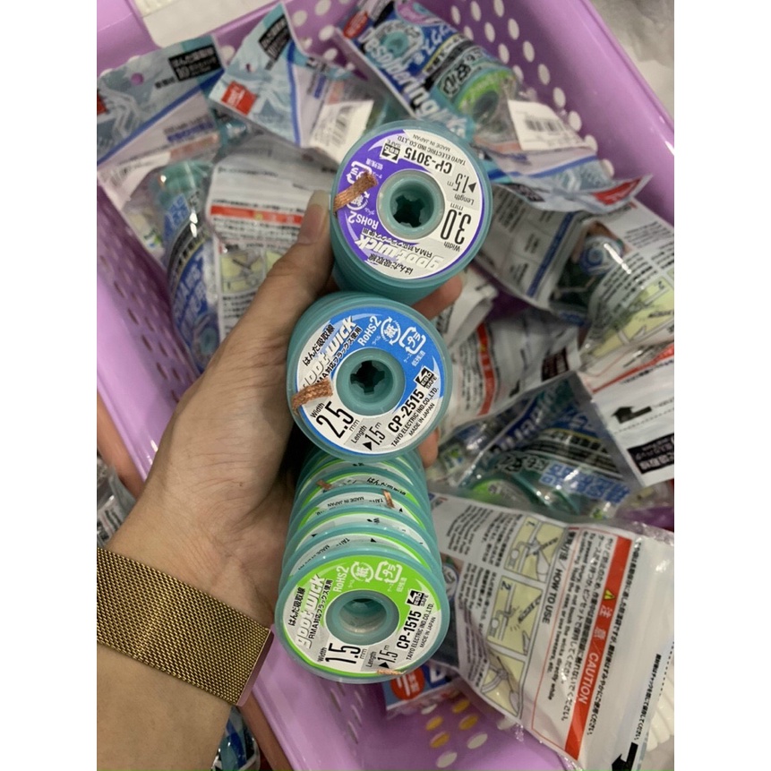 DÂY HÚT THIẾC, HÚT CHÌ, BỤI HÀN GOOTWICH CỦA NHẬT XỊN