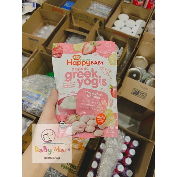 Sữa chua khô Happy baby date 2023