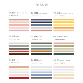 Set Washi Tape 5 cuộn WS004