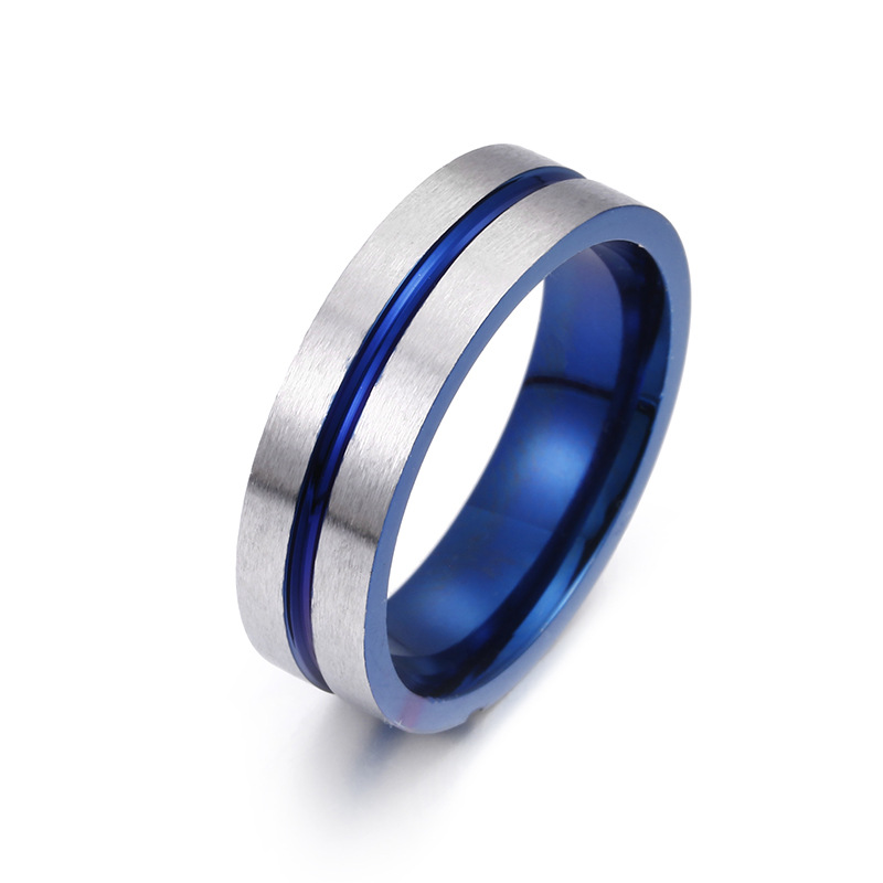 Nhẫn thời trang bằng thép không gỉ hình thánh giá cá tính dành cho nam