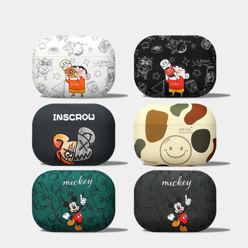 Vỏ Bảo Vệ Hộp Sạc Tai Nghe Airpods 3 Pro AirPods3 Họa Tiết Hoạt Hình Mickey Minnie Dễ Thương Ốp