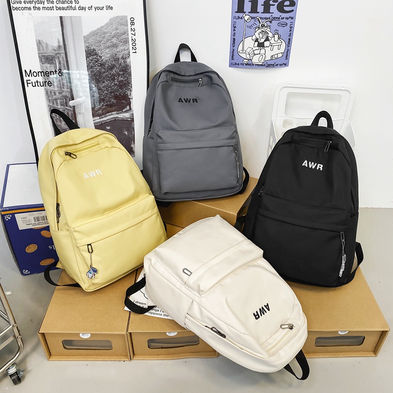 Ba lô Prettyzys sức chứa lớn 14 inch phong cách Hàn Quốc 2022 cho học sinh đại học