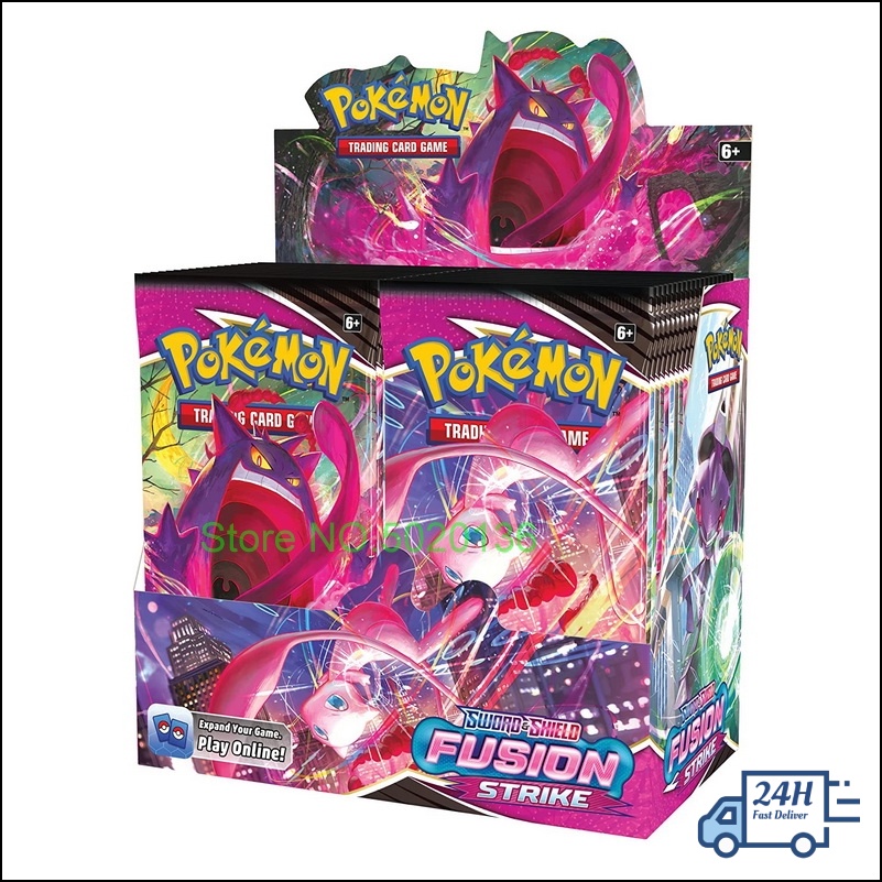 Bộ thẻ bài đồ chơi Pokemon Sword & Shield Fusion Strike bằng tiếng anh