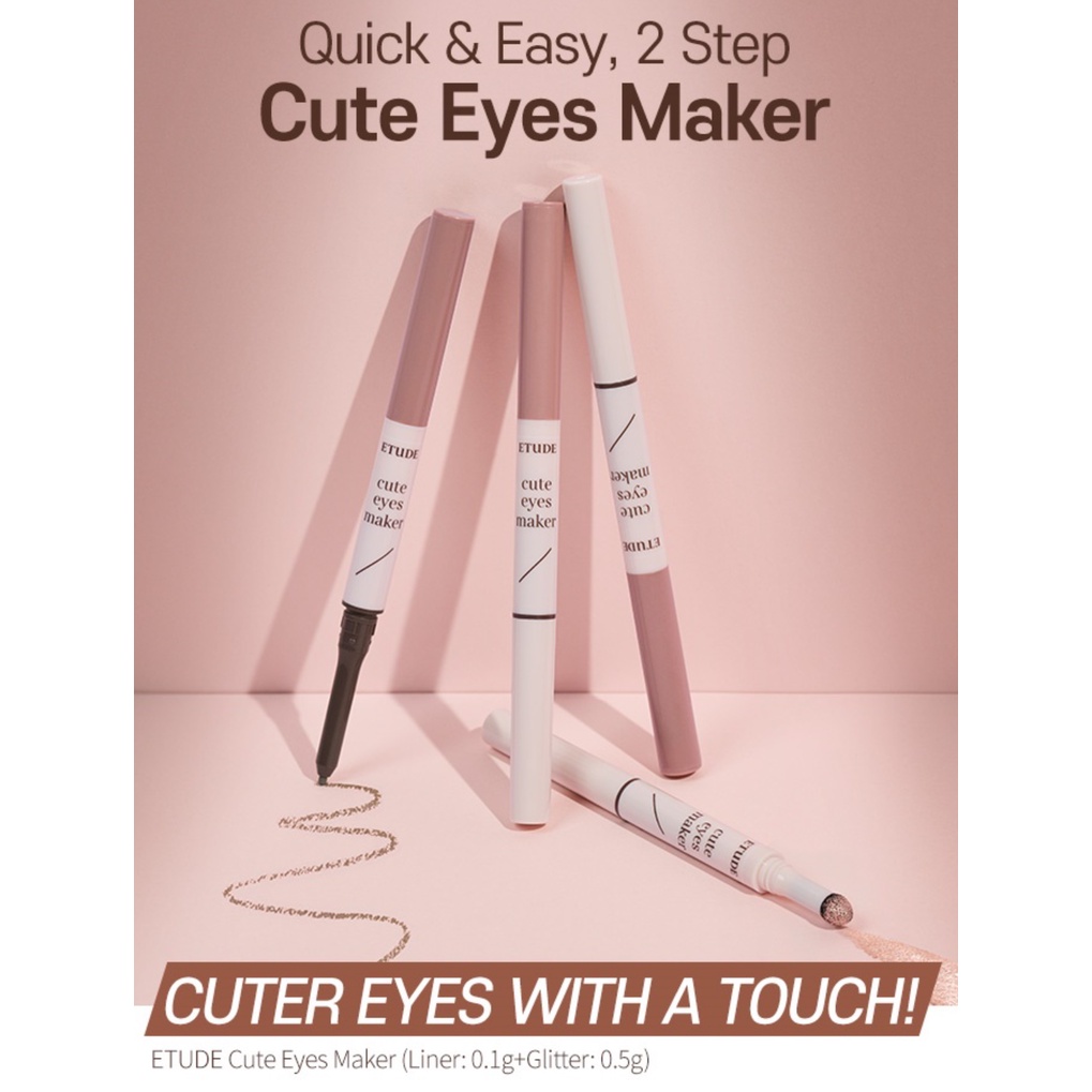 ETUDE HOUSE (Hàng Mới Về) Dụng Cụ Làm Mắt Dễ Thương 0.1g + 0.5g | BigBuy360 - bigbuy360.vn