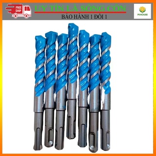 Mũi khoan bê tông BOSCH các cỡ 6, 8, 10,12