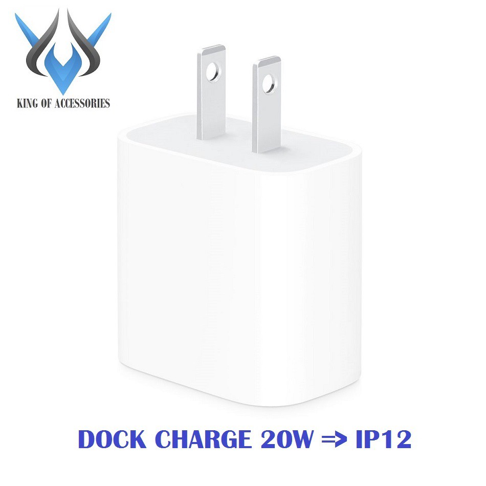 Cốc sạc siêu nhanh NTC A2305 chân dẹp cổng Type-C Power Delivery 20W (Trắng)