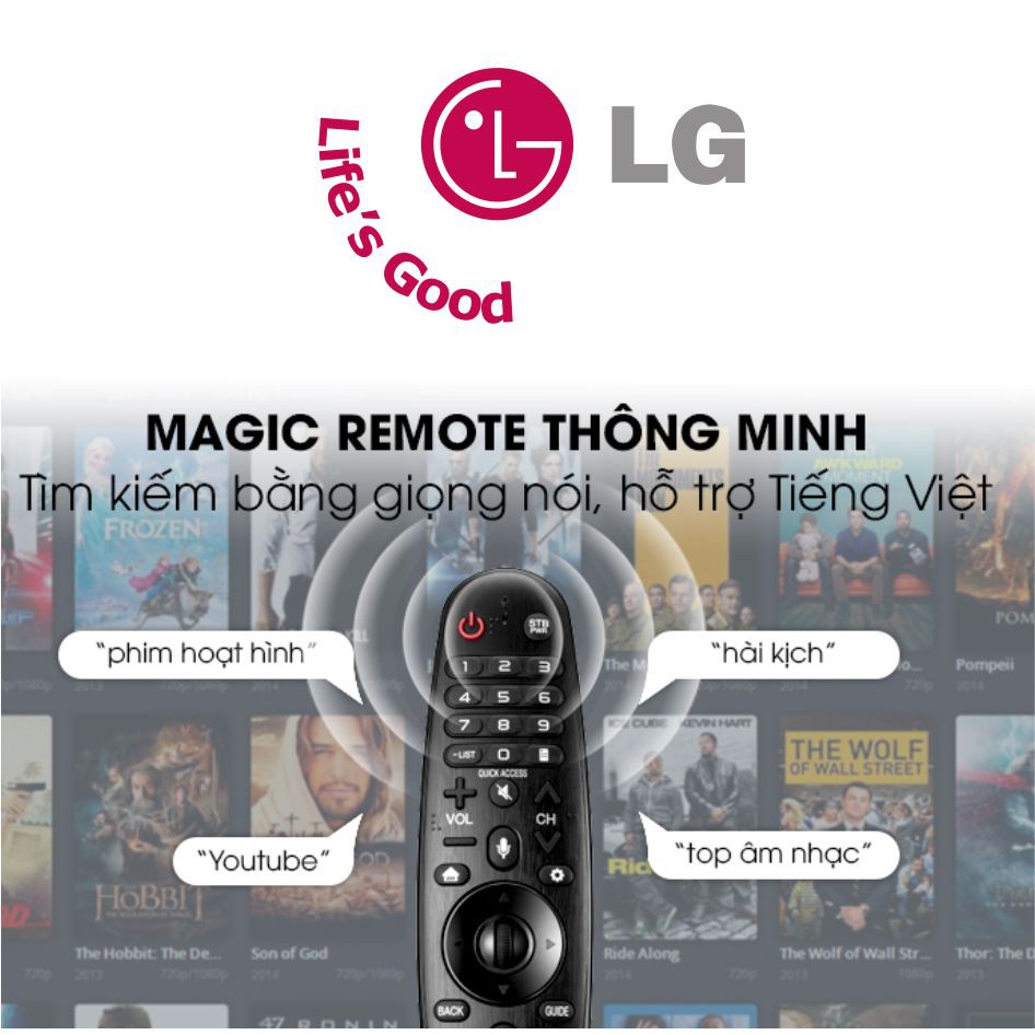 Điều Khiển thông minh LG Magic Remote AN-MR18BA - Hàng Chính Hãng mới 100% FullBox