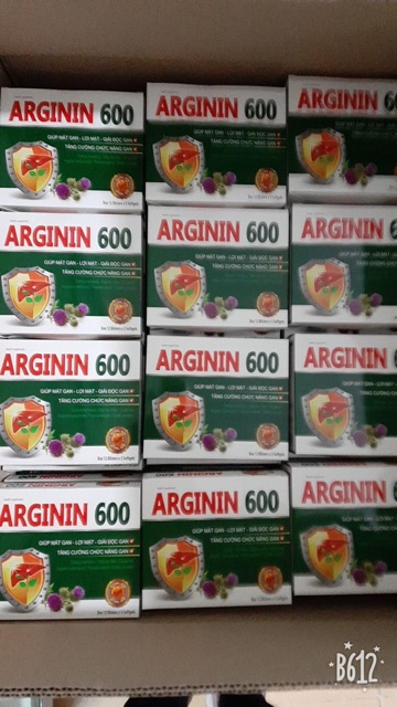 Bổ gan Arginin 600 tăng cường chức năng gan, mát gan giải độc