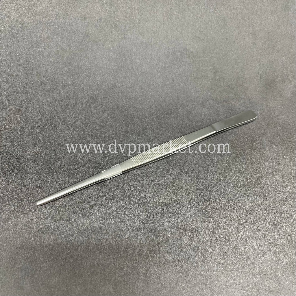 Nhíp 18cm, đầu tù, không mấu