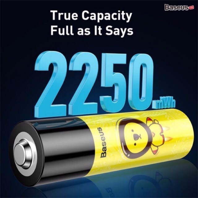 Pin sạc Baseus ACCB AA Rechargeable Li-ion Battery (2250mWh, Bộ 2 cái)