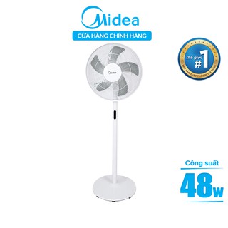Quạt đứng Midea FS40-18BR 48W (Remote điều khiển, Tiết kiệm điện; 8 tốc độ gió) - Hàng chính hãng bảo hành điện tử 1 năm
