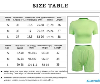❀Bộ đồ 2 món May-Nữ, Áo Crop top ngắn tay cổ tròn màu trơn