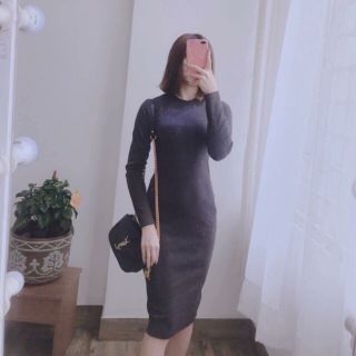 [Video +Ảnh thật ]ĐẦM BODY TAY DÀI DÁNG ÔM
