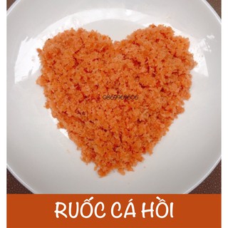 [MIỄN SHIP] Ruốc Cá Hồi Tươi Sa Pa dinh dưỡng bé ăn dặm - lọ 100 gram