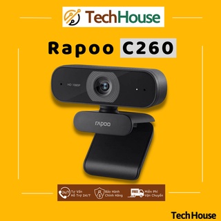[CHÍNH HÃNG] Webcam Rapoo C260 FullHD 1080p CHÍNH HÃNG - Bảo hành 24 tháng