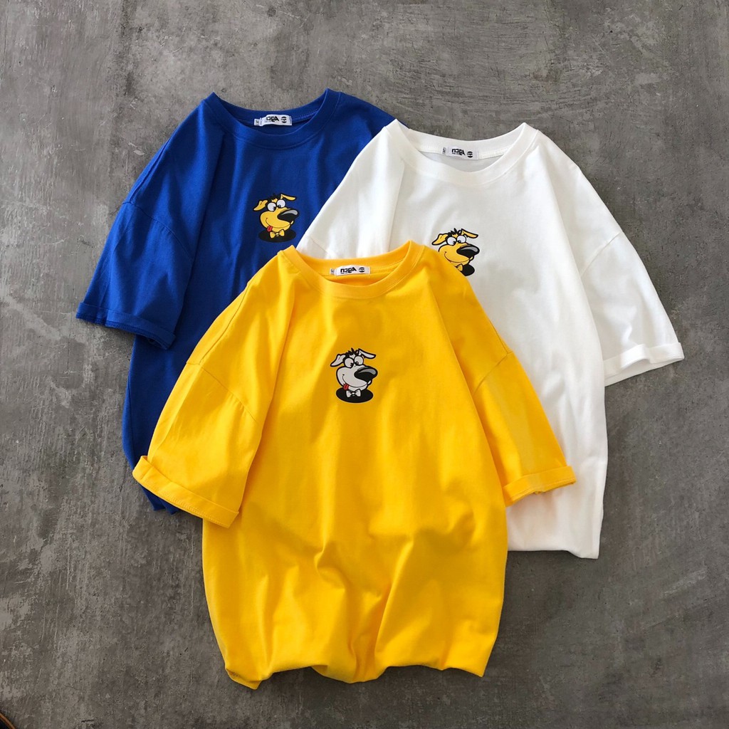 Áo thun tay lỡ form rộng - phông nam nữ cotton oversize - T shirt chú chó a - 2N Unisex | BigBuy360 - bigbuy360.vn