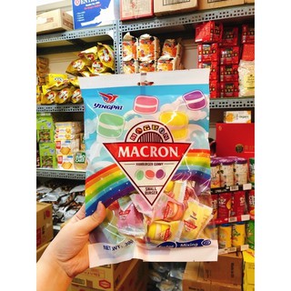 kẹo dẻo 3 lớp macron hamburger gummy gói 300gam