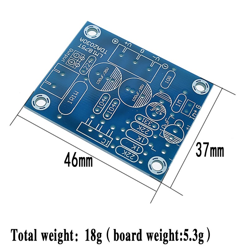 Bảng Mạch Khuếch Đại Âm Thanh LM1875T 30W Chất Lượng Cao