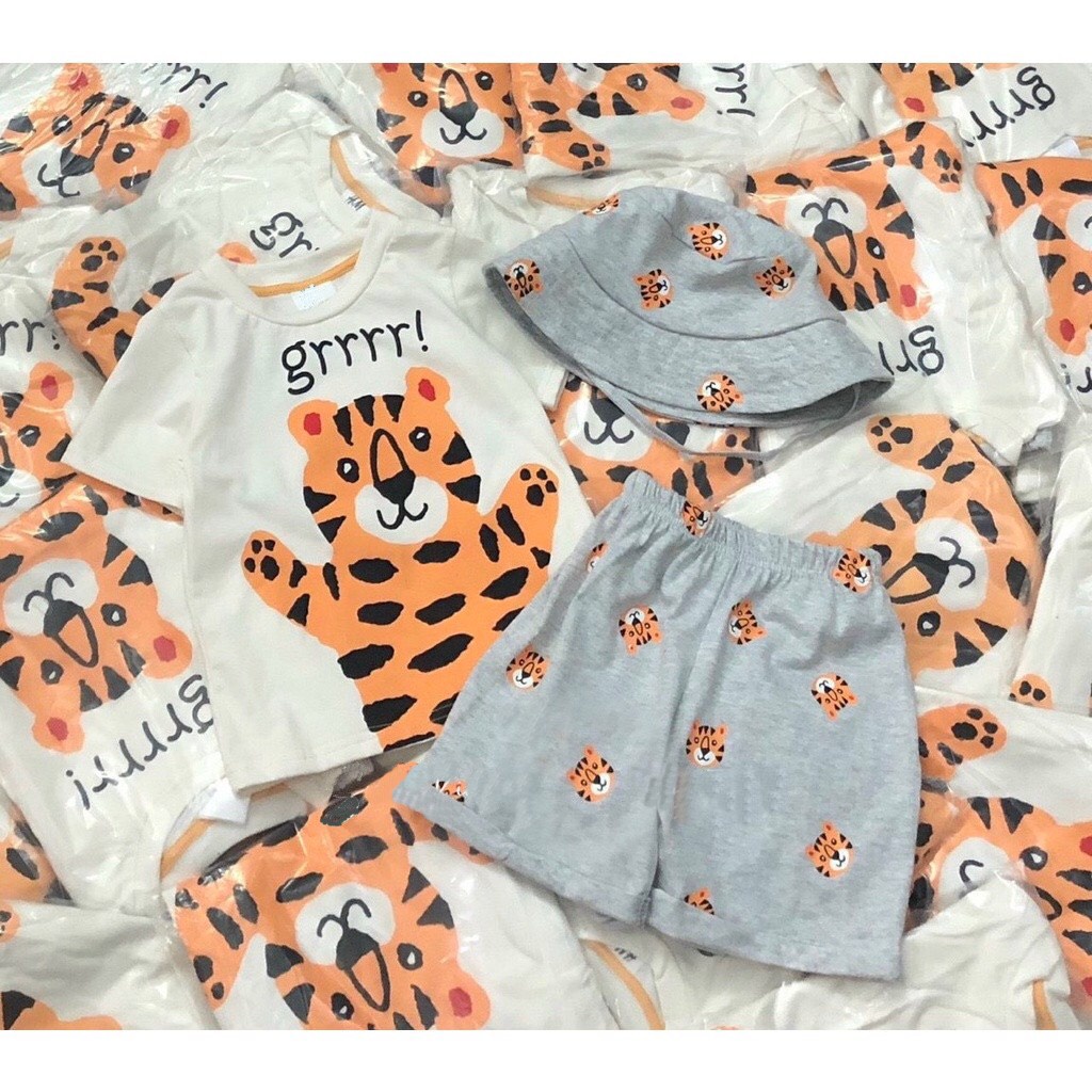 Bộ cộc tay cho bé, đồ bộ quần áo cộc tay chất cotton AM871