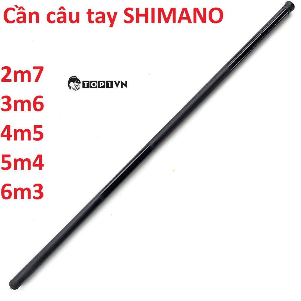 Cần câu tay Shimano giá siêu rẻ , Cần 3H ngọn siêu dẻo, Dành cho anh em tập câu đơn - Minh Phú