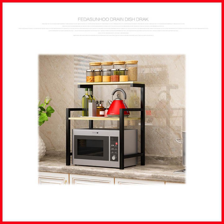 Kệ lò vi sóng 2 tầng lửng khung thép - Kệ để lò vi sóng , lò nướng | BigBuy360 - bigbuy360.vn