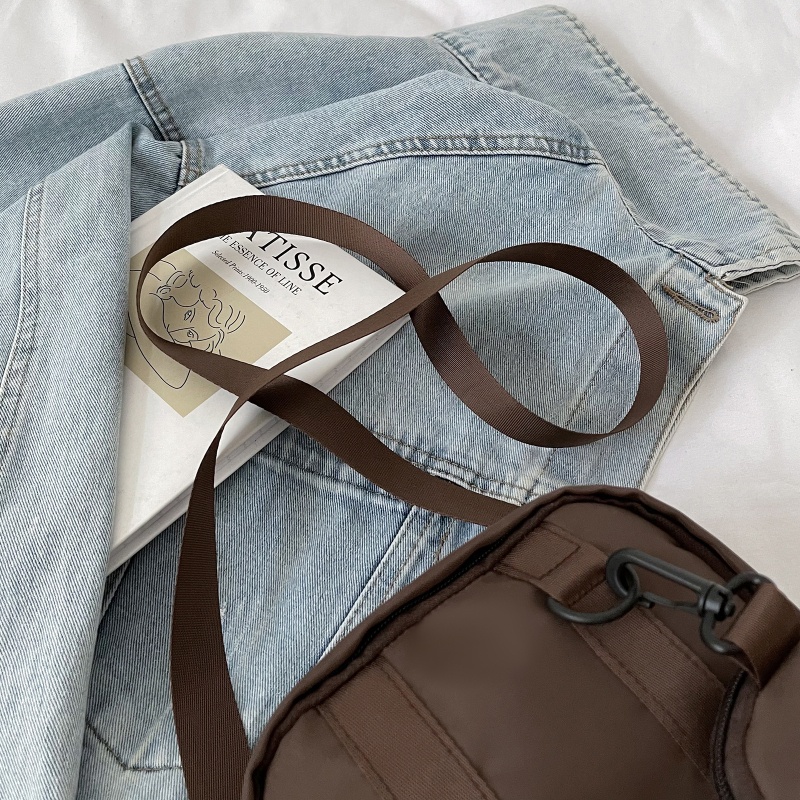 Túi Đeo Chéo Nhỏ Bằng Nylon Phong Cách Vintage Có Thể Tái Sử Dụng Dành Cho Nữ