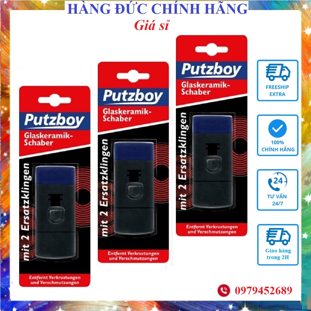 [Nhập Khẩu 100%] Dụng cụ putzboy vệ sinh bếp từ, bếp hồng ngoại - Hàng Đức