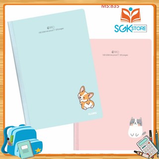 Vở may dán gáy [CARO KLONG] B5 - 120 trang; MS: 835 ( Nhiều màu )