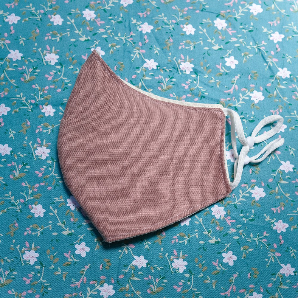 Khẩu Trang Linen Cacao 3 lớp, có nút tăng giảm dây dễ điều chỉnh - KTLNN | BigBuy360 - bigbuy360.vn