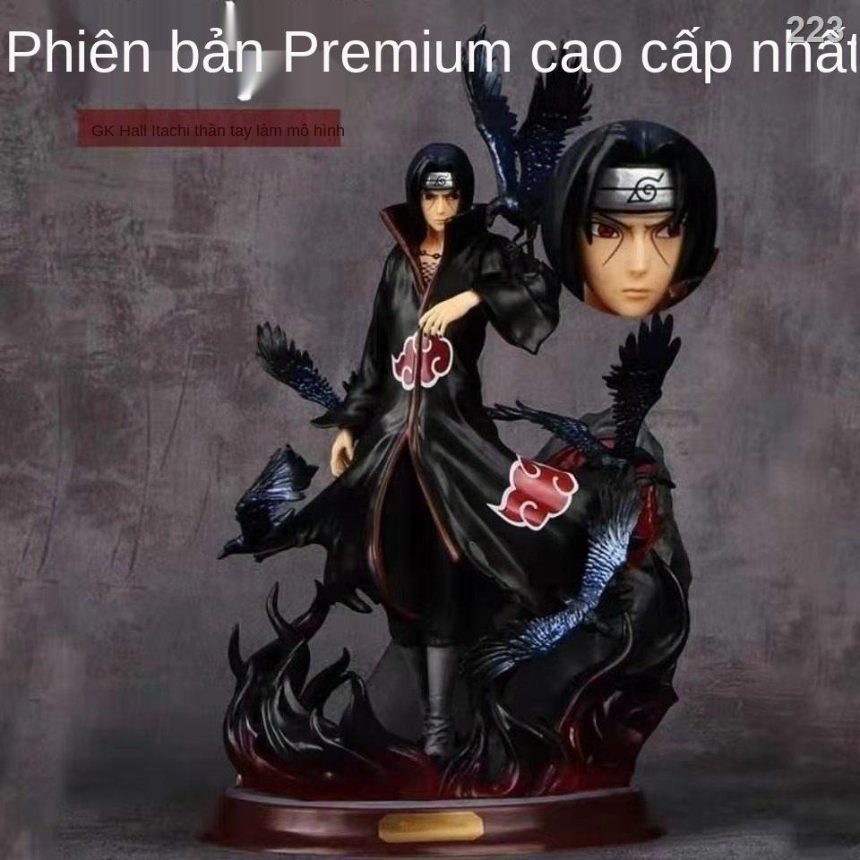 ZNaruto Premium Edition Akatsuki GK Uchiha Itachi Crow Cộng hưởng Tượng Mô hình Anime làm bằng tay