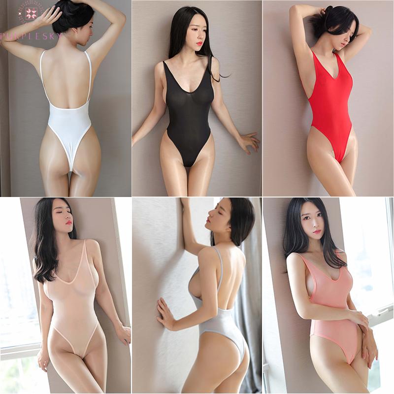 Women's Ladies One piece Beach Summer Sleeveless Swimsuit Playsuit Rompers Leotard Club Wear Women's Ladies High Cut