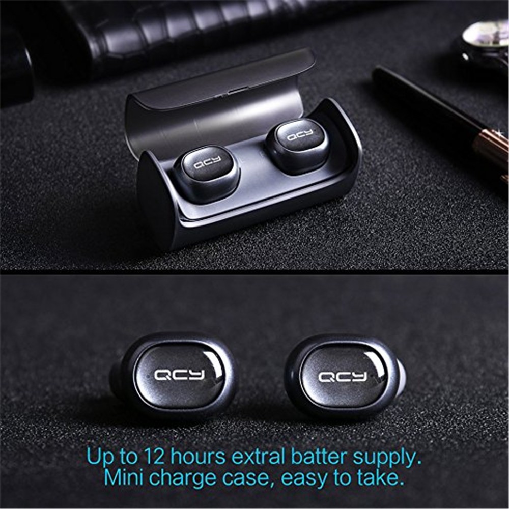 QCY Q29 Mini Dual V4.1 Wireless Earphones Bluetooth Headphone with Charging Case