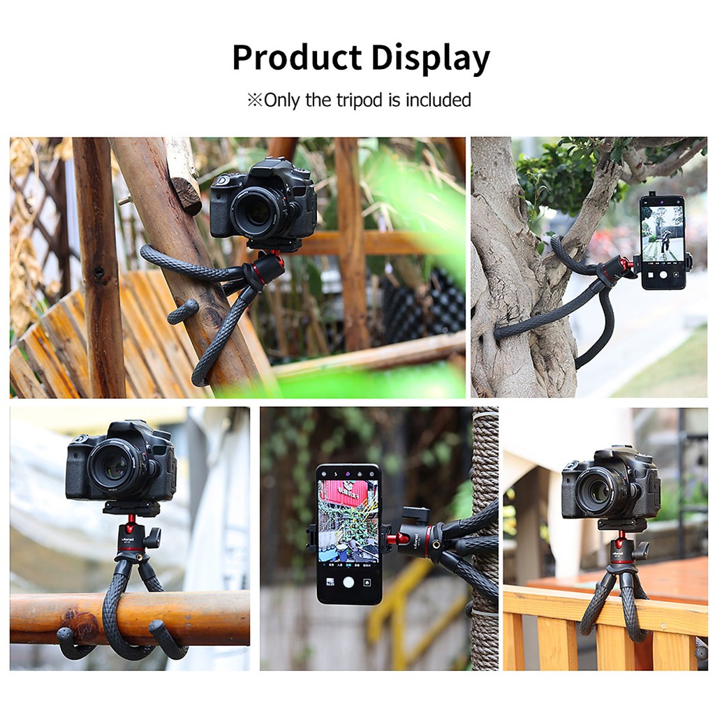 (CÓ SẴN) Tripod bạch tuộc Ulanzi MT-11 hỗ trợ quay phim chụp ảnh cho vlog du lịch, làm clip youtube tiktok dễ dàng