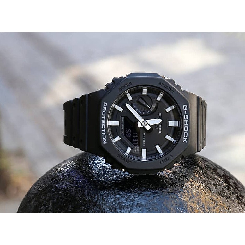 Đồng hồ nam Casio G-Shock GA-2100-1ADR chính hãng | GA-2100-1A Carbon Core