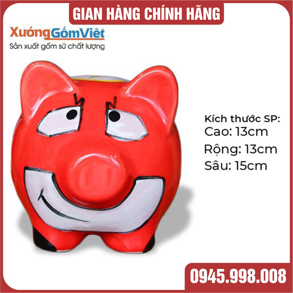 [HEO ĐẤT] SIÊU NHÂN TIA CHỚP GỐM SỨ BÁT TRÀNG - HEO ĐẤT DÙNG TIẾT KIỆM CHO BÉ - ĐỒ CHƠI TRÍ TUỆ - XƯỞNG GỐM VIỆT