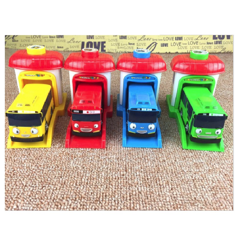 BỘ XE Ô TÔ BUÝT TAYO GỒM 4 NHÀ ĐẨY VÀ 4 XE