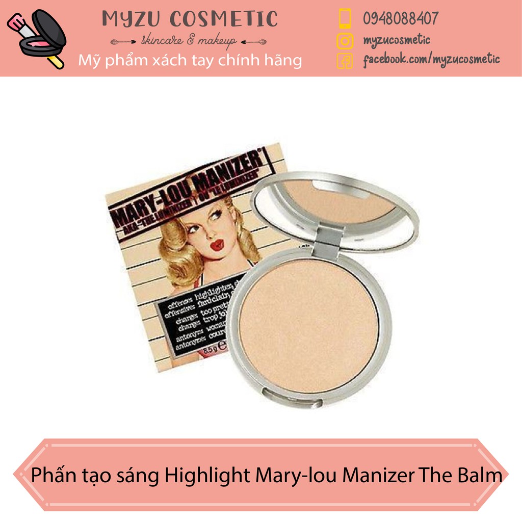 Phấn tạo sáng Highlight Mary-lou Manizer The Balm