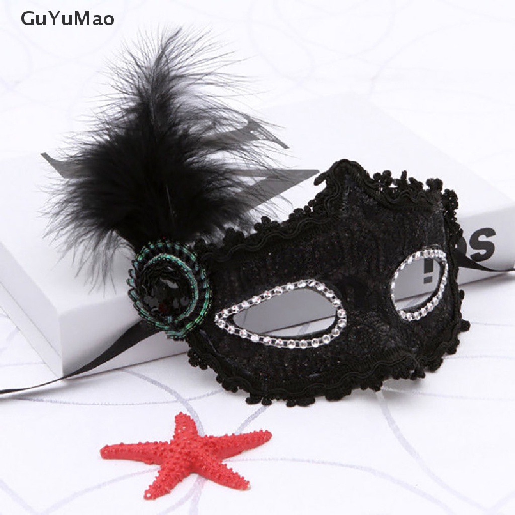 Mặt Nạ Hóa Trang Giáng Sinh / Halloween Đính Lông Vũ Quyến Rũ Cho Nữ