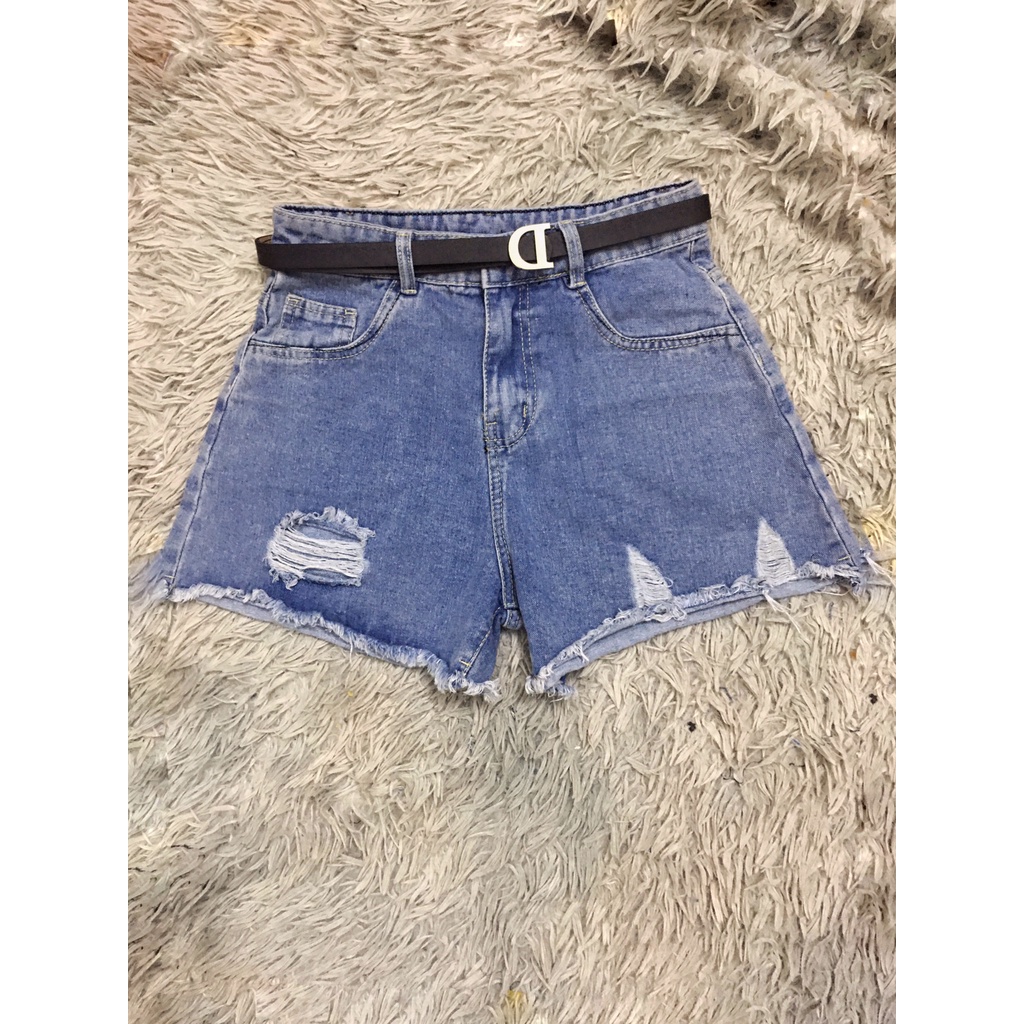 Quần  short Jeans nữ, Quần short cạp cao ,quần đùi jeans siêu hack dánh cho các chị em tự sướng thả ga | BigBuy360 - bigbuy360.vn