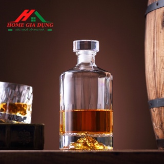 Vỏ chai đựng rượu thủy tinh nhật 500ml