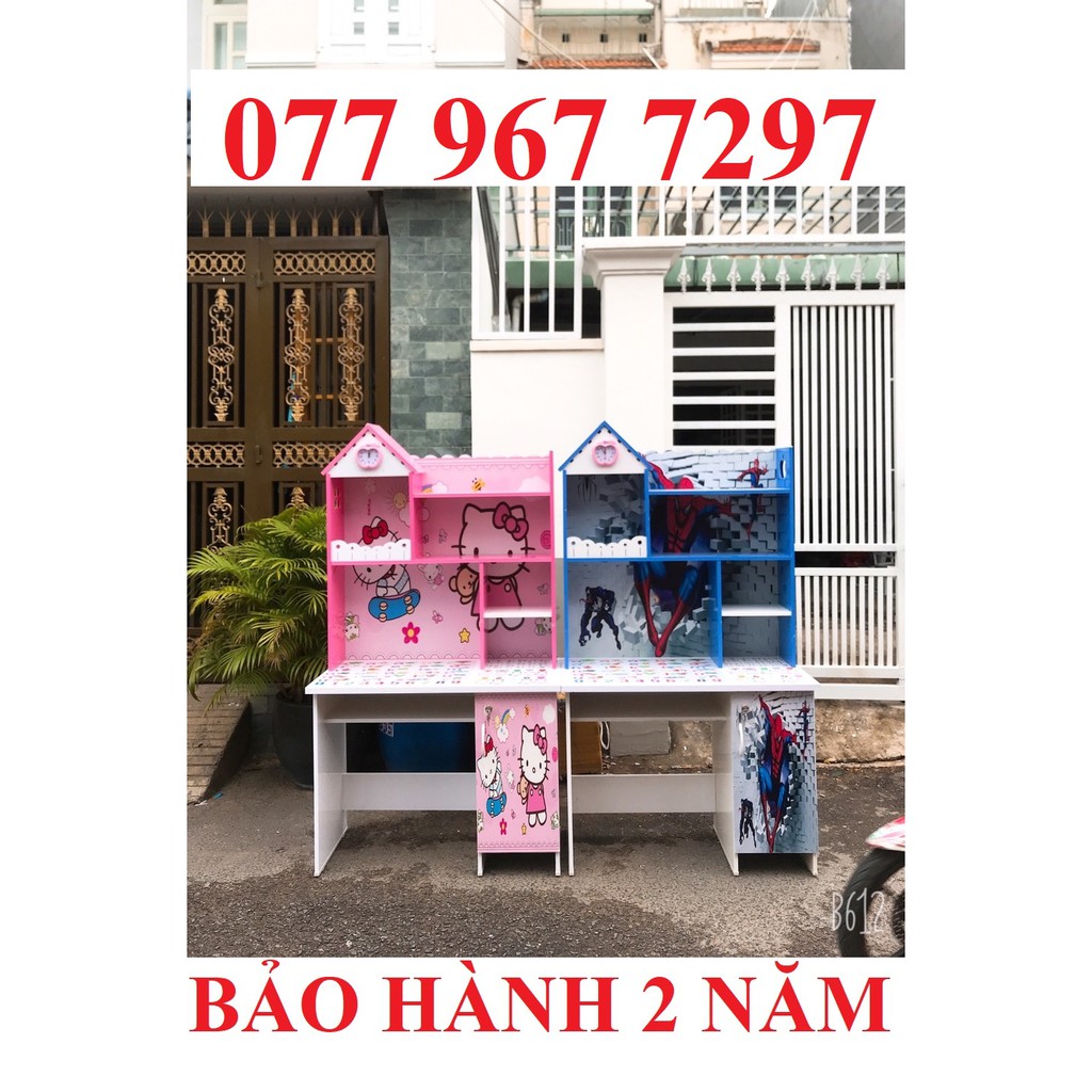 Bàn học kitty, bàn học công chúa cho bé gái hàng New giá tại xưởng